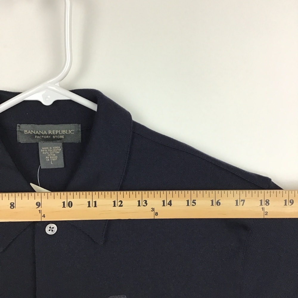 NWT Old stock vintage Banana Republic men’s long sleeve button up shirt large - Picture 7 of 8